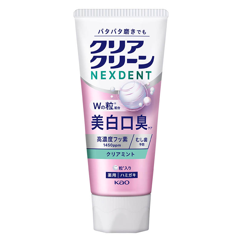 クリアクリーンNEXDENT 美白口臭 クリアミント 110g