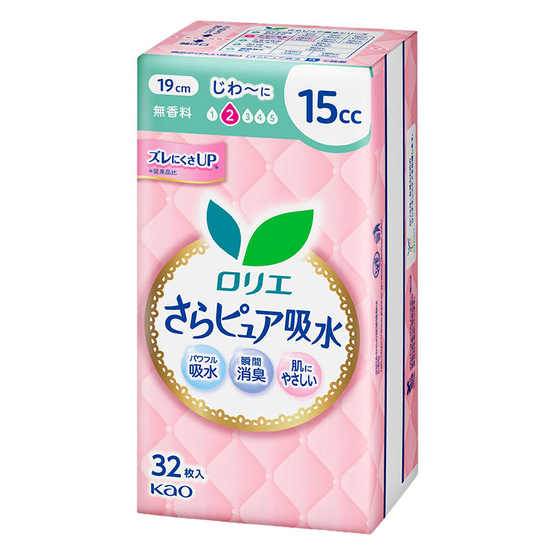ロリエ さらピュア吸水 15cc 32枚 無香料