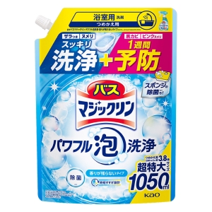 バスマジックリン パワフル泡洗浄 香りが残らないタイプ 詰替 超特大 1050ml