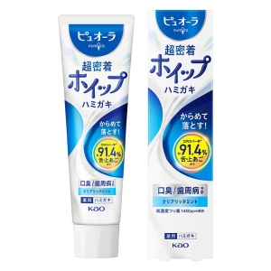 ピュオーラ 超密着ホイップハミガキ クリアリッチミント 85g