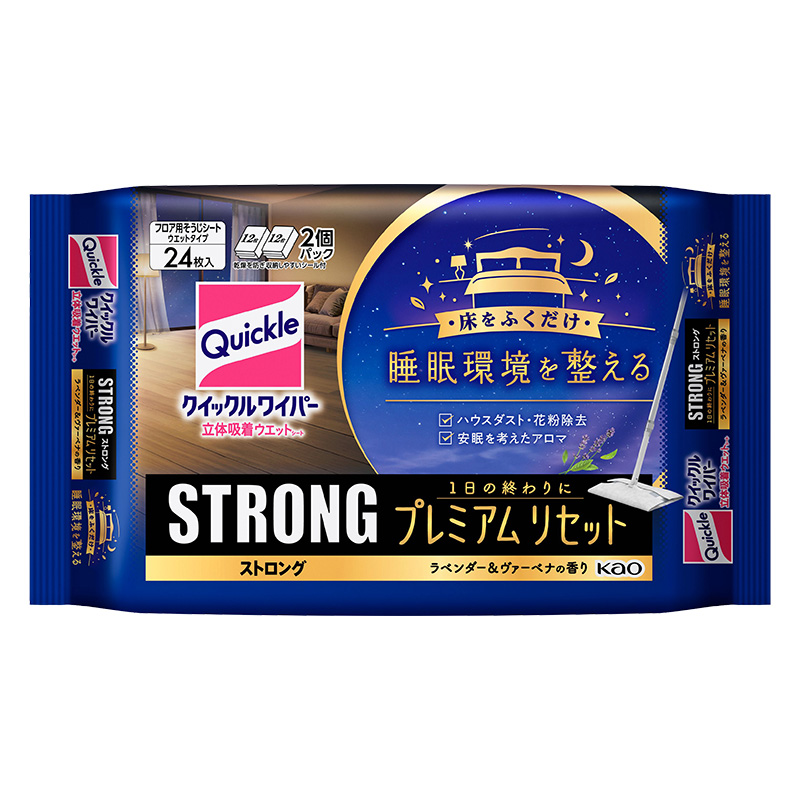 クイックル立体ウエットプレミアムリセット24枚