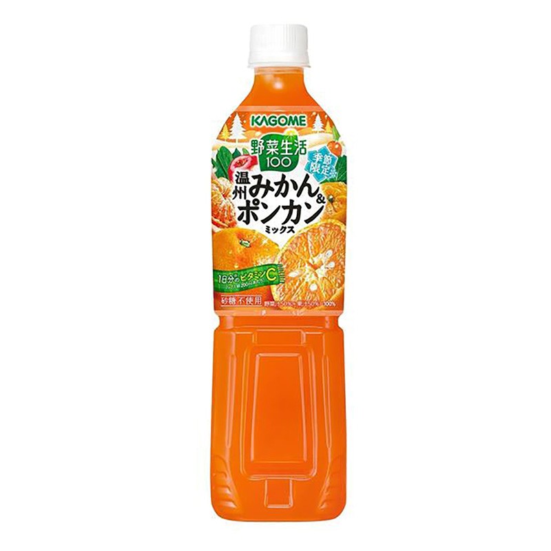 野菜生活100 温州みかん&ポンカンミックス 720ml