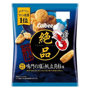 絶品えびせん 鳴門の塩と帆立貝柱味 60g