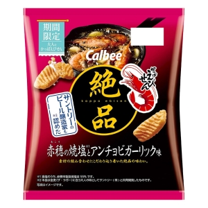 絶品かっぱえびせん 赤穂の焼塩とアンチョビガーリック味 50g