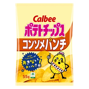 ポテトチップス コンソメパンチ 55g