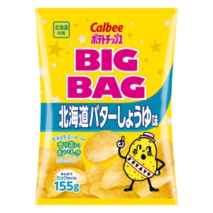 ビッグバッグ 北海道バターしょうゆ味 155g