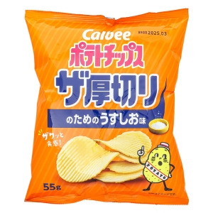 ポテトチップス ザ厚切りのためのうすしお味 55g