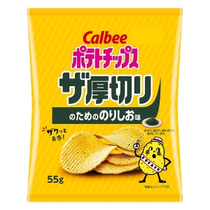 ポテトチップスザ厚切り のためののりしお味 55g