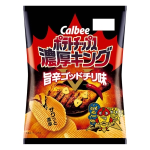 ポテトチップス濃厚キング 旨辛ゴッドチリ味 55g
