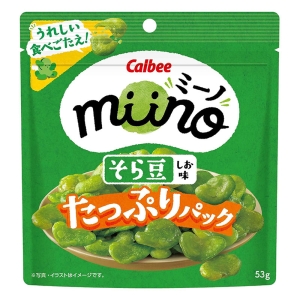 miino そら豆 しお味たっぷりパック 53g
