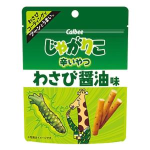 カルビー じゃがりこ 辛いやつわさび醤油味 38g