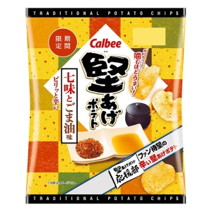 堅あげポテト 七味とごま油味 60g