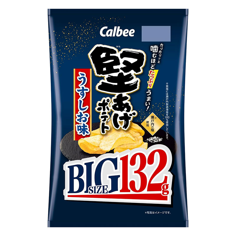堅あげポテト うすしお味 BIG 132g