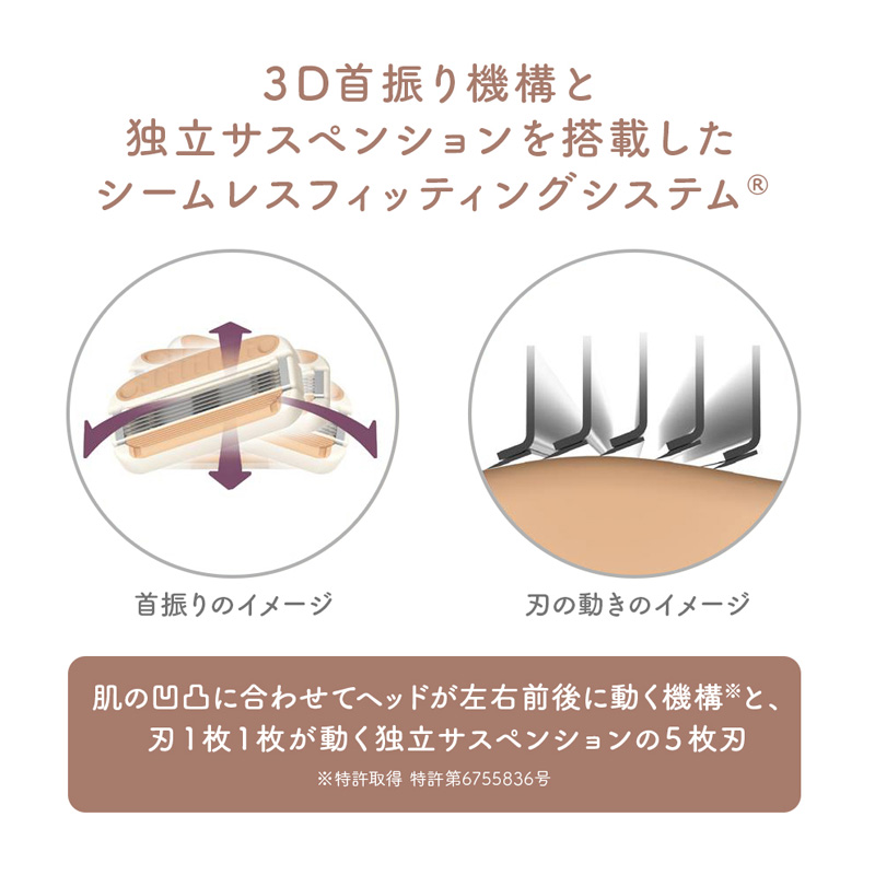 miness ボディカミソリ本体替刃2個付き