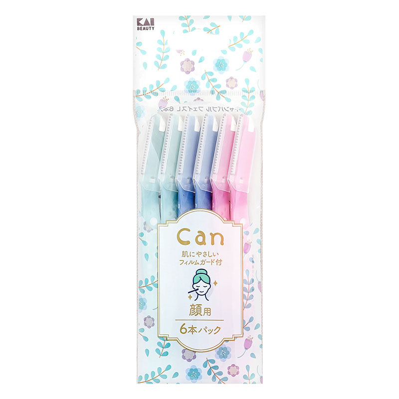 キャンバブル 顔用かみそり フェイスL 6本入