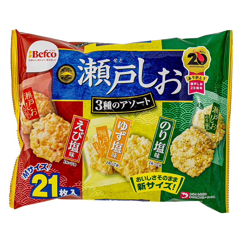 ベフコ 瀬戸しお3種アソート 21枚入