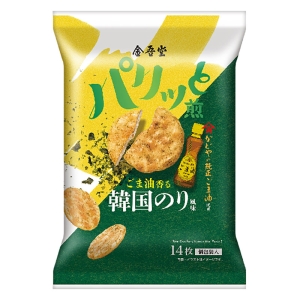 パリッと煎 ごま油香る韓国のり風味 14枚入
