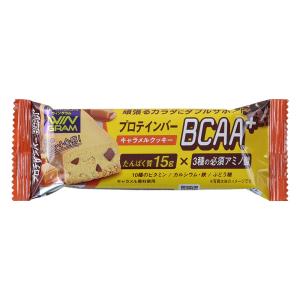 ブルボン プロテインバー BCAA+キャラメルクッキー 40g