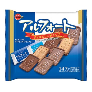 アルフォート チョコ&リッチミルク 147g