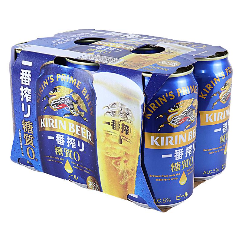 一番搾り 糖質ゼロ 350ml×6缶