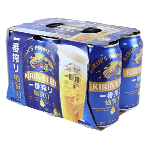 一番搾り 糖質ゼロ 350ml×6缶