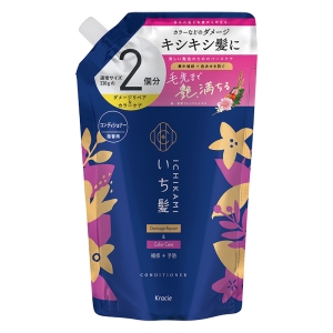 いち髪 ダメージリペア＆カラーケア コンディショナー 詰替用 2回分 660ml 檸檬花と清らな桜の香り