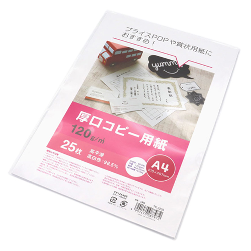 A4 厚口コピー用紙 25枚