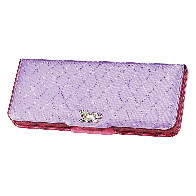 ロイヤルプリティー マグネット筆入れ ユニコーンパープル