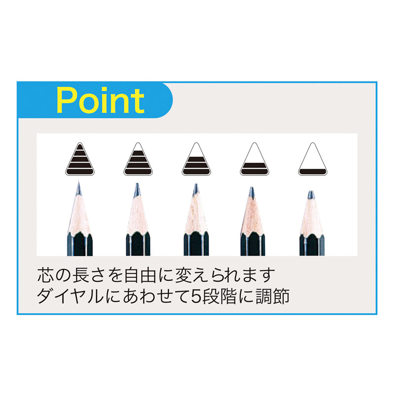 小型鉛筆削り ブルー