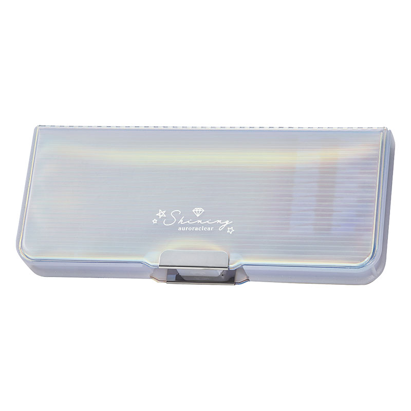 オーロラクリア 筆入 ホワイト