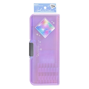 オーロラクリア 筆入 パープル