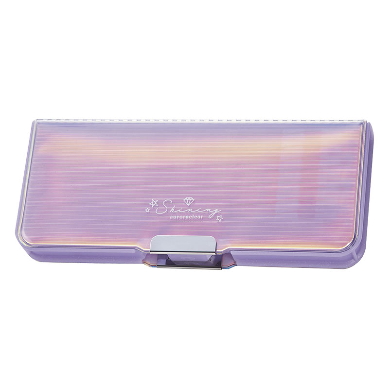 オーロラクリア 筆入 パープル
