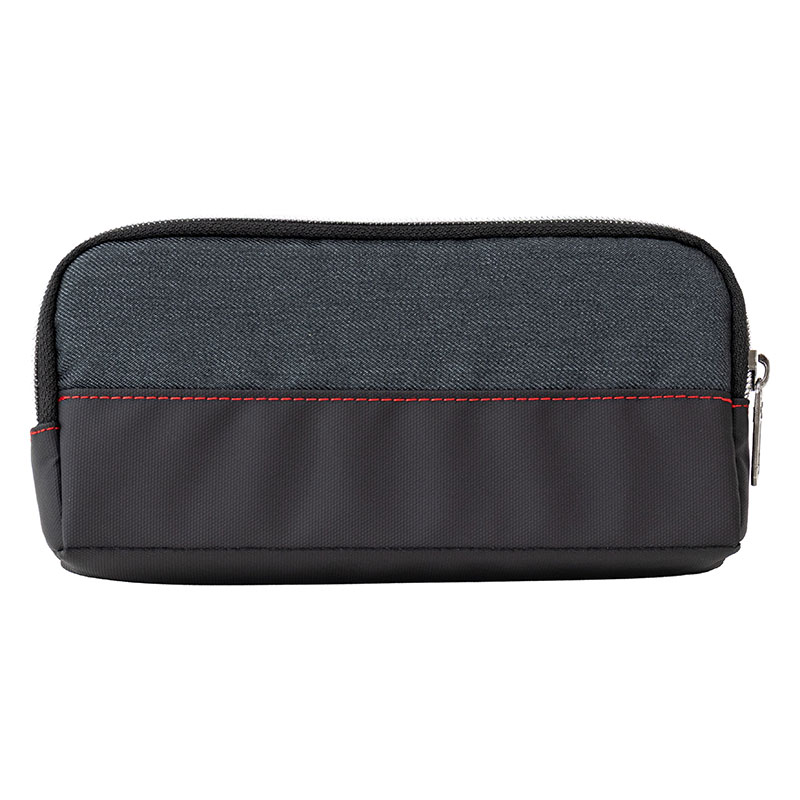 ステッチスクエアペンケース ブラック