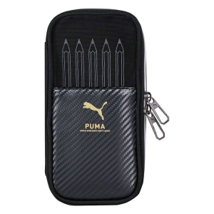 ペンシルチェックペンケース ブラック