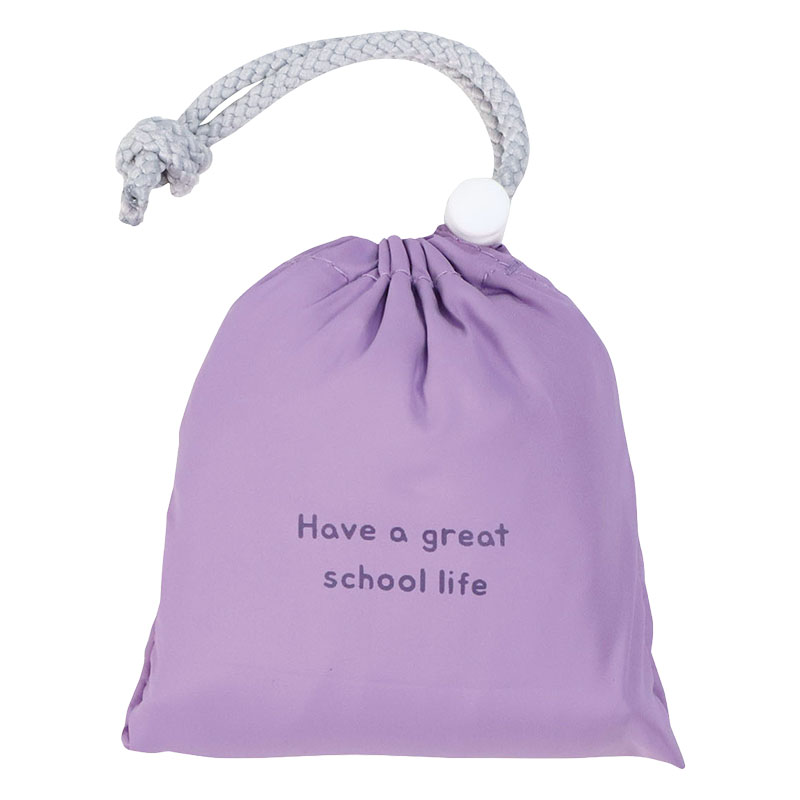 ランドセルカバー パープル シンプルロゴデザイン