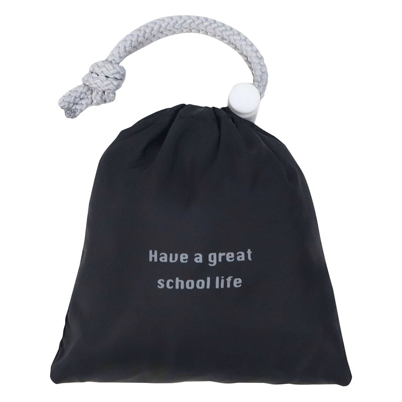 ランドセルカバー ブラック シンプルロゴデザイン