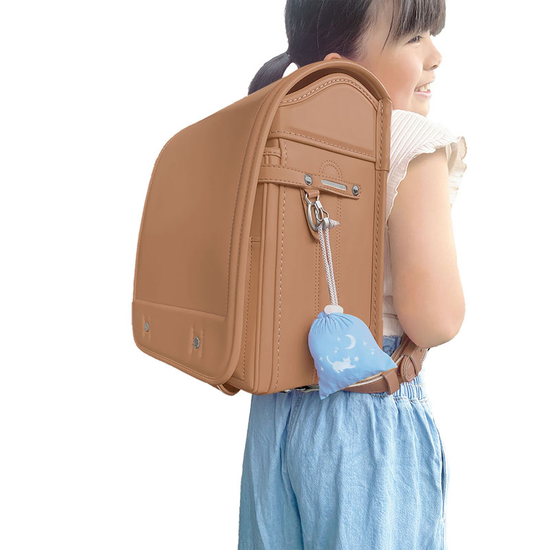 ランドセルカバー ライトブルー ネコとガーランドデザイン