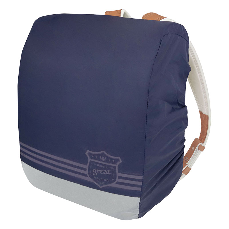 ランドセルカバー ネイビー エンブレムラインデザイン