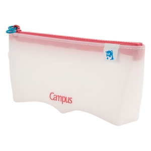 Zoff×Campus 本に寄り添うペンケース ピンク F-VBF350-L1-1