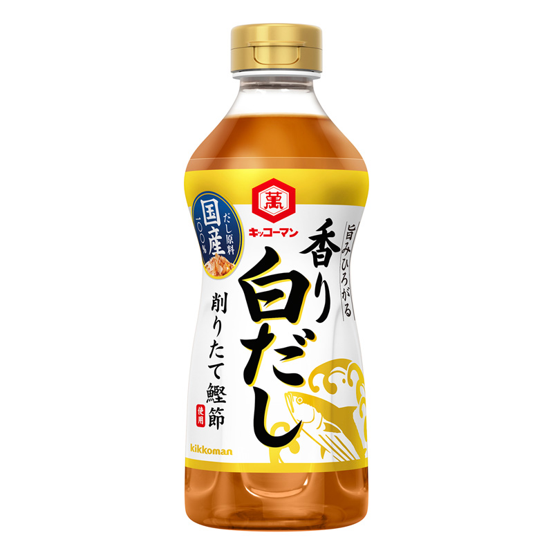 キッコーマン 旨みひろがる香り白だし 500ml