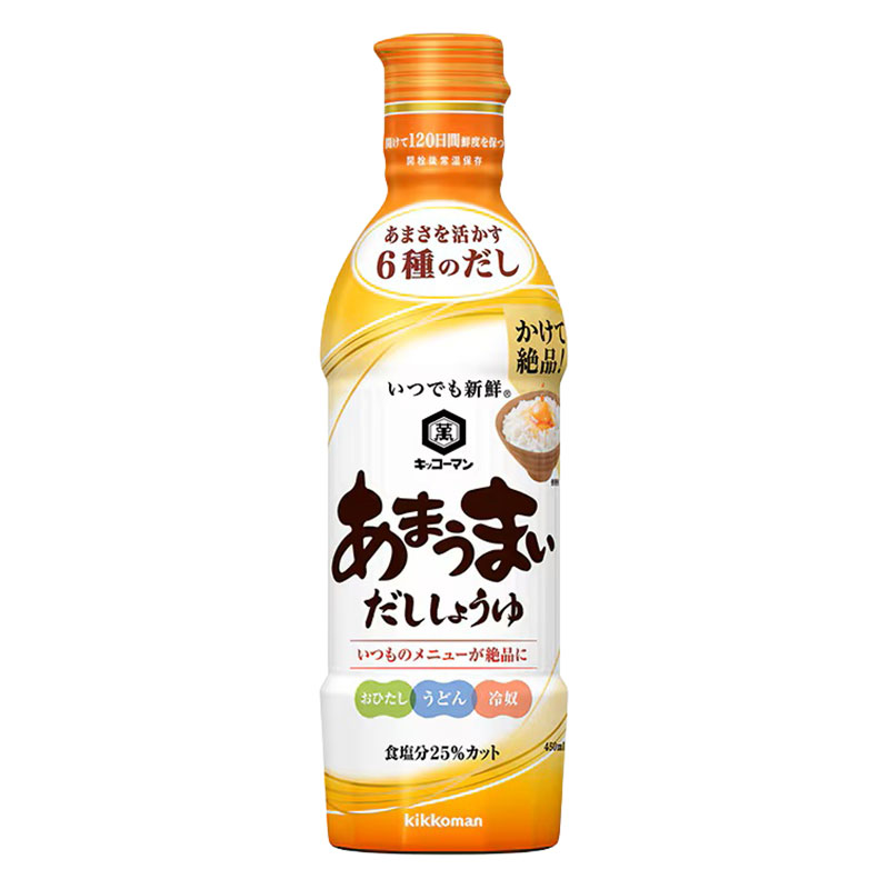 いつでも新鮮 あまうまいだししょうゆ 450ml