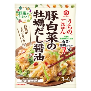 うちのごはん 豚白菜の牡蠣だし醤油 72g