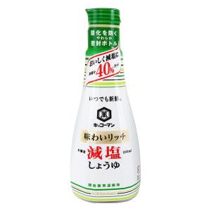 いつでも新鮮味  わいリッチ減塩しょうゆ 200ml