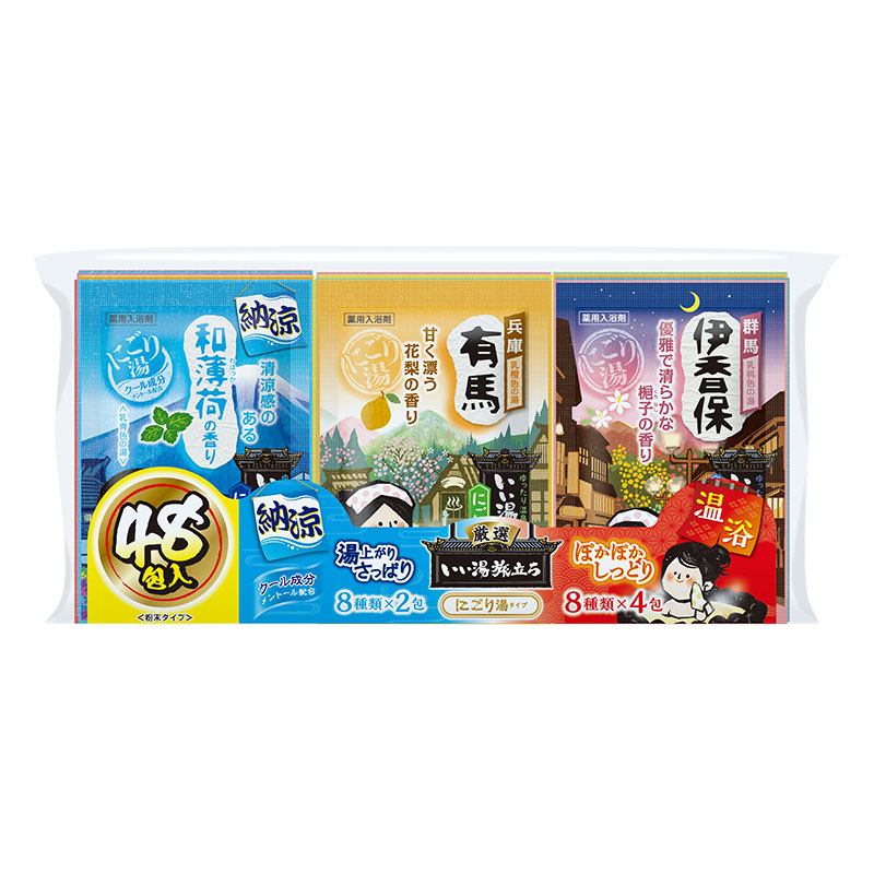 いい湯旅立ち 納涼温浴厳選パック 48包【医薬部外品】