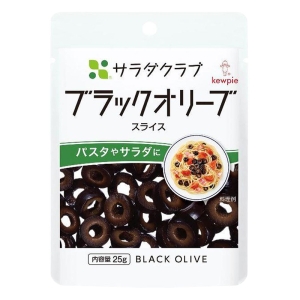 サラダクラブ ブラックオリーブ スライス 25g
