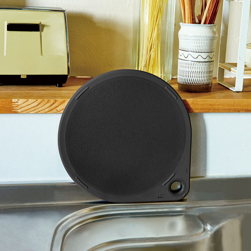 まるいまな板 25cm ブラック