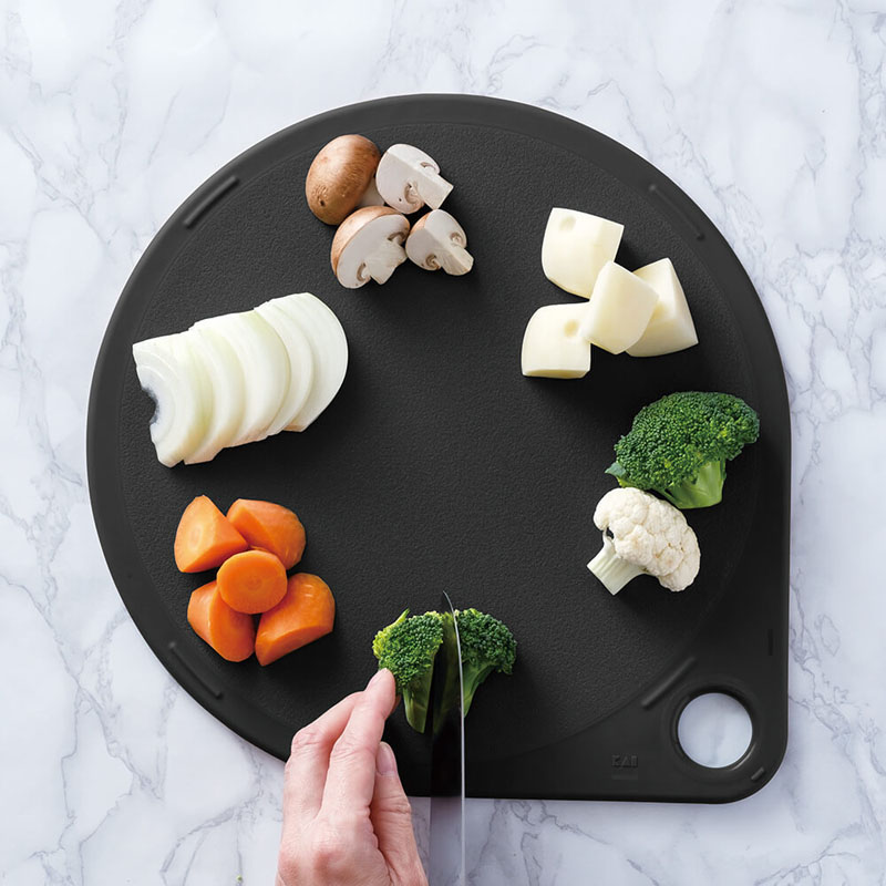 まるいまな板 M(30cm)ブラック