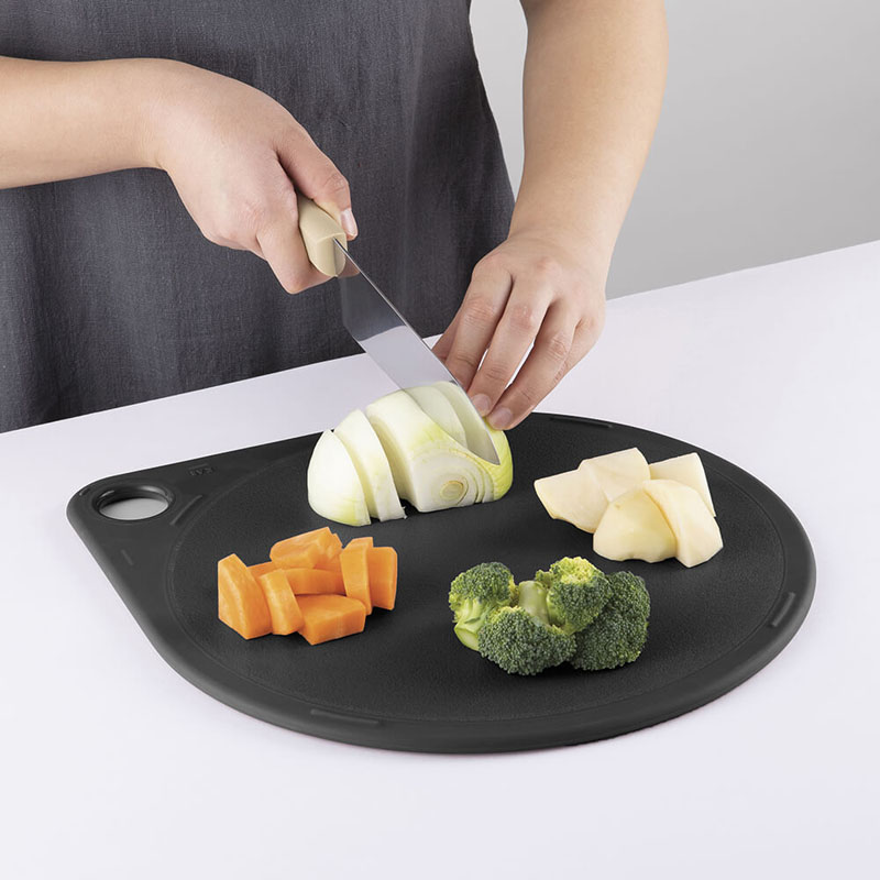 まるいまな板 M(30cm)ブラック