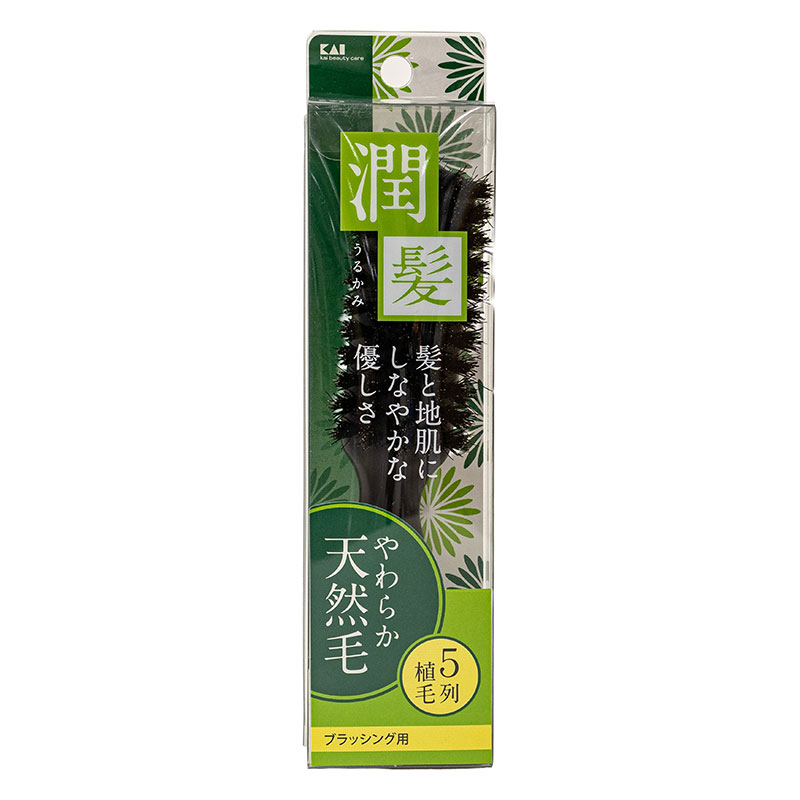 天然毛ブラッシングブラシ 潤髪S