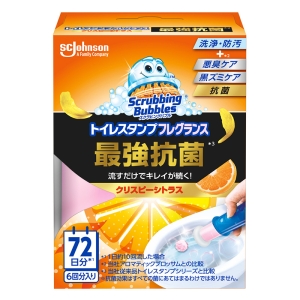 ★スクラビングバブル トイレスタンプ フレグランス 最強抗菌 本体 クリスピーシトラス 38g